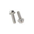 Stainless Steel Cross Recessed Flange Bolts DIN Standard Plain Finish M5-M20