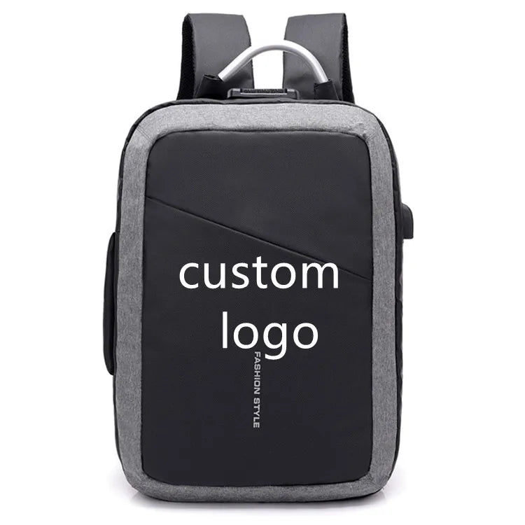 Hot Sale Large Capacity Laptop Backpack Outdoor Travel Anti-theft Business Backpack Men's Rechargeable USB School Bag  Mochila