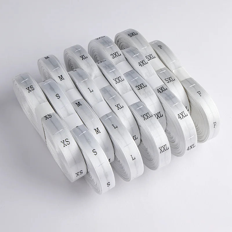 Factory Direct Sales of 200 Pieces Per Pack Multiple Color Options Clothing Size Labels