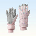 2025 Custom Unisex Waterproof  Windproof Snow Cycle Winter Gloves Touch Screen Winter Ski Gloves