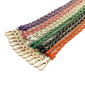 130cm  Bag Shoulder Strap  Pu Leather Strap Belts Buckle Chain Bag Handle Purse Strap