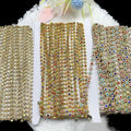 Hot Selling New Sunflower Diy Connected Beads Lace Chain Accessories Plastic Cup Rhinestone Banding