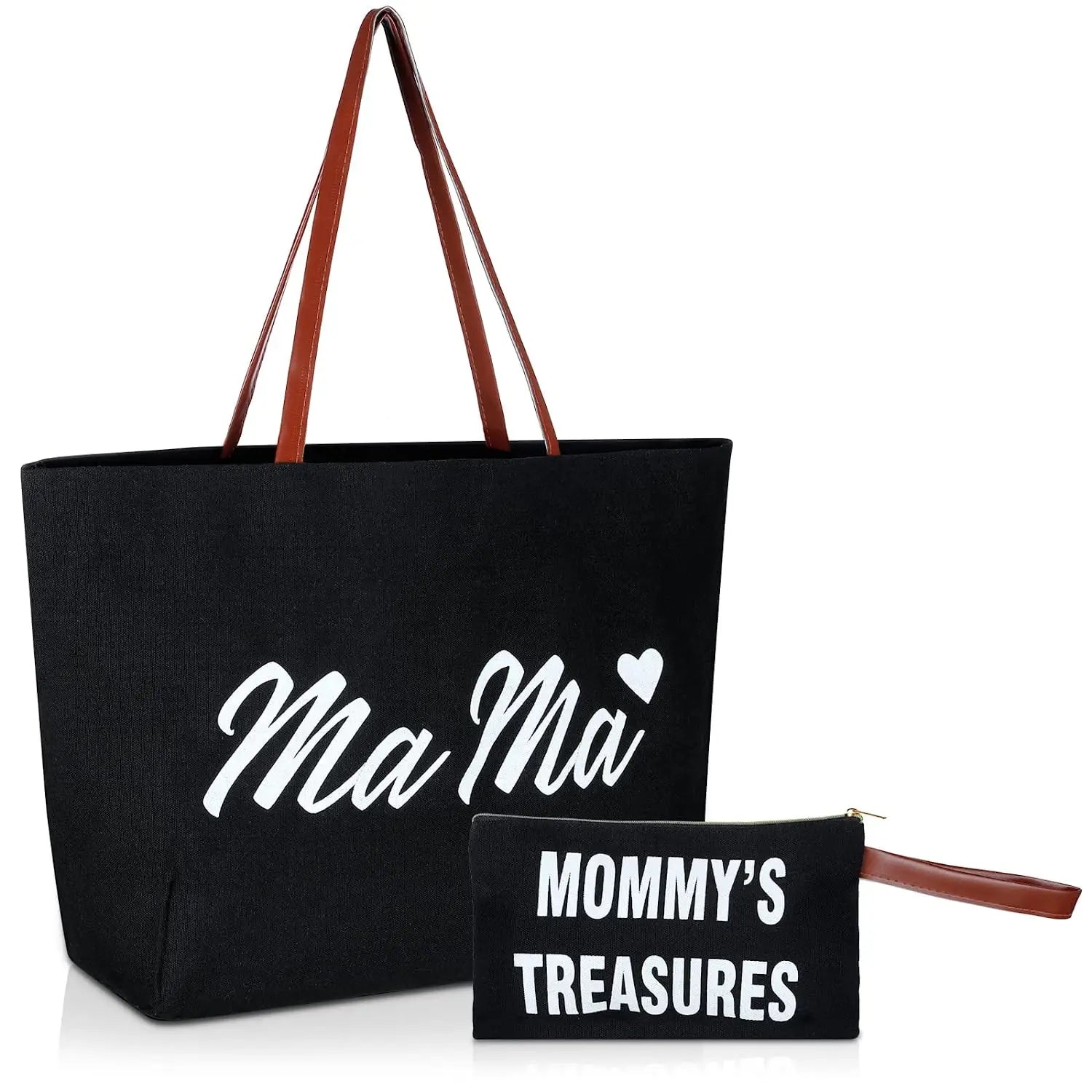Custom Logo Outdoor Travel Shopping Tote Bag Mommy Canvas Diaper Bag with Zipper Closure Fashionable and Durable