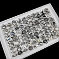 Fashion Accessories Popular Personalized Skull Stainless Steel Ring Exaggerated Drops of Oil Ring Mix Bulk Hot Sale