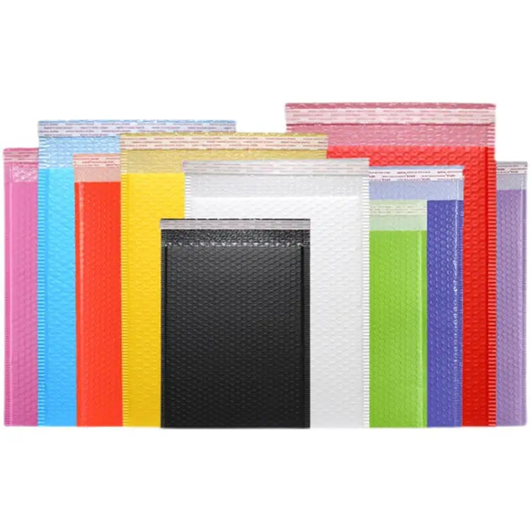 Light Pink Bubble Polymailers Color Logo Logistics Transport Bubble Bag Mailers Packaging Bags Poly Mail Bubble Mailers Pouches