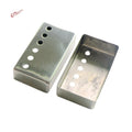 Donlis New Raw Nickel Silver 49.2mm LP Guitar Pickup Cover Humbucker Size With 50/52mm String Spacing Un-plated Metal Case