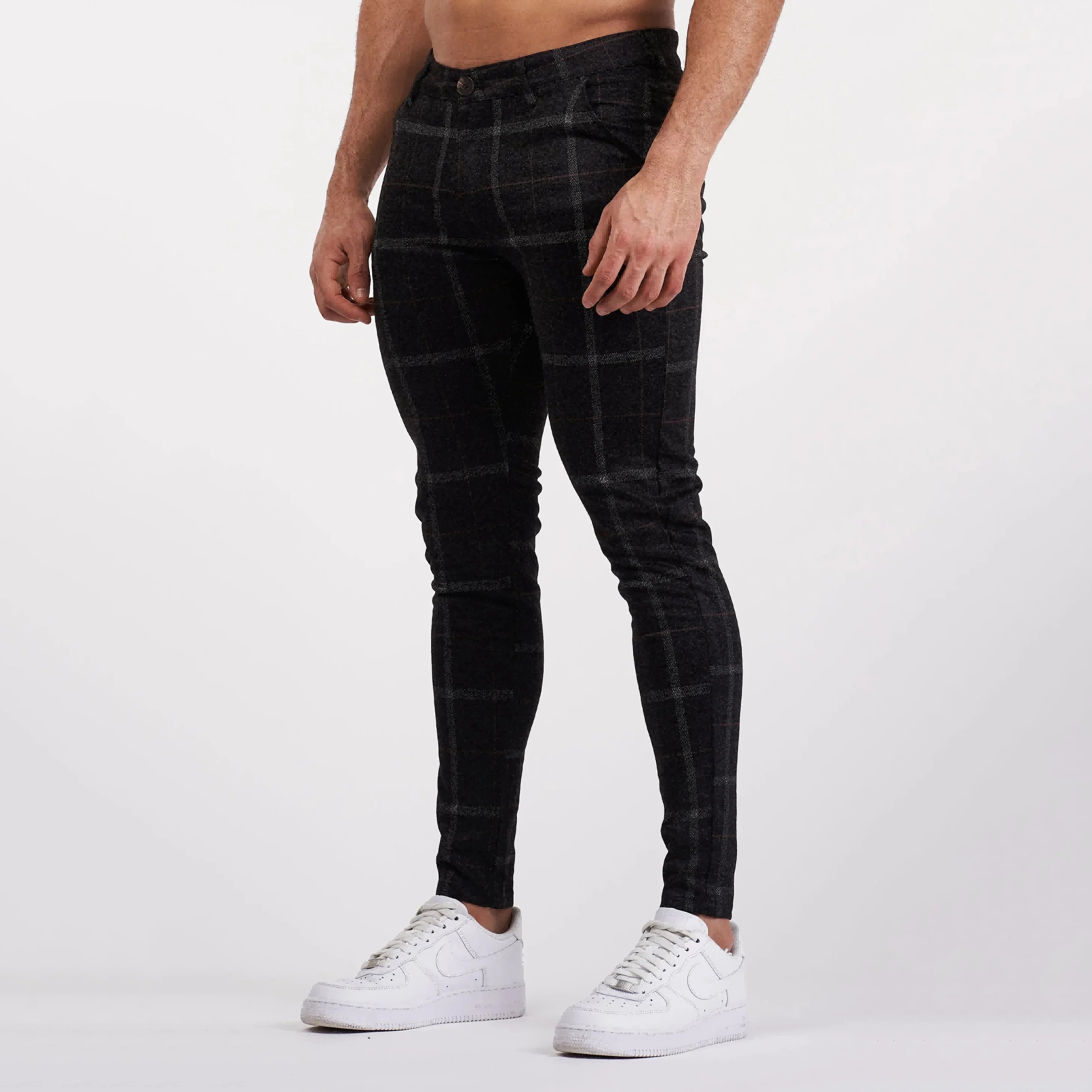 MCP009 Customized Men's Mid Waist Chino Pants New Product Cotton Fabric Casual Skinny Stretch Sport Quick Dry Eco-friendly