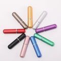 Wholesale Round Style 5ml Refillable Perfume Atomizer Mini Aluminum Glass Spray Bottle Empty Portable Perfume Bottle