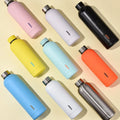 New Design Eco-Friendly Rubber Coated Soft Touch Stainless Steel Double Wall Vacuum Insulated Water Bottle 500ml/750ml