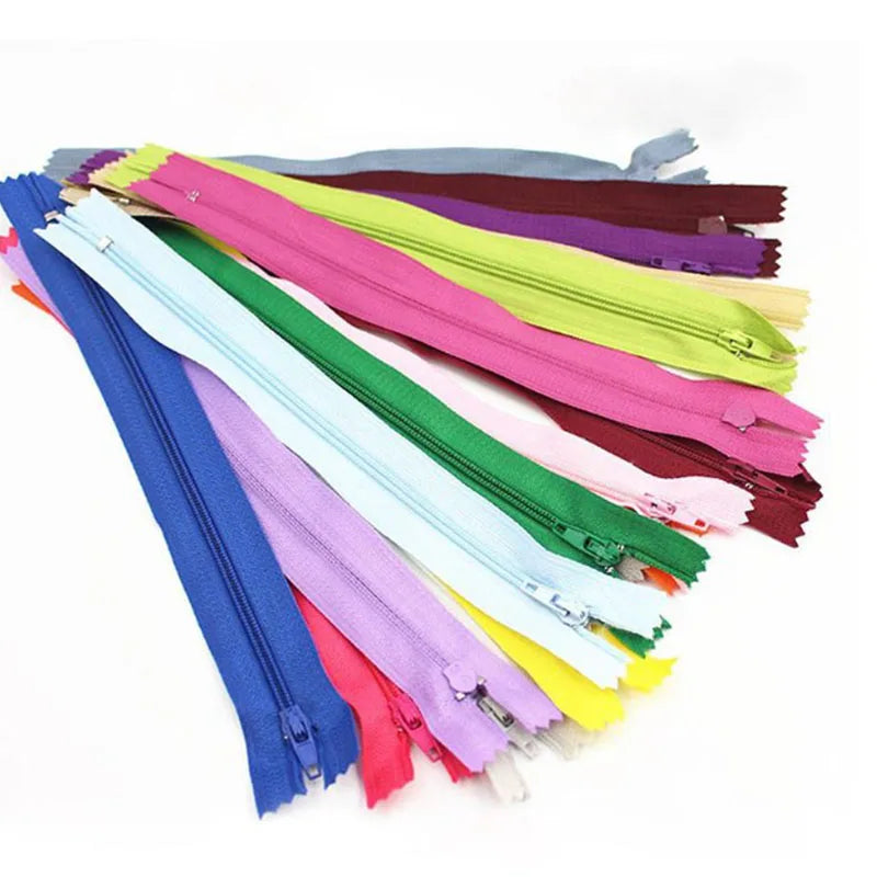 Factory Wholesale 3# 5# 8# Colorful Nylon Plastic Zipper for Garment Jacket Bag Clothing Apparel Outdoor Gear Sewing Crafts