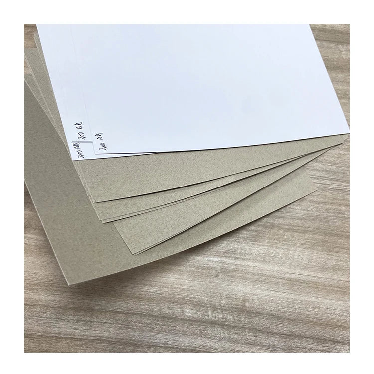 Different Size Duplex Board Paper 250gsm 300gsm 350 Gsm 400gsm Digital Printing 2T Moisture Proof Wood Pulp Recycled