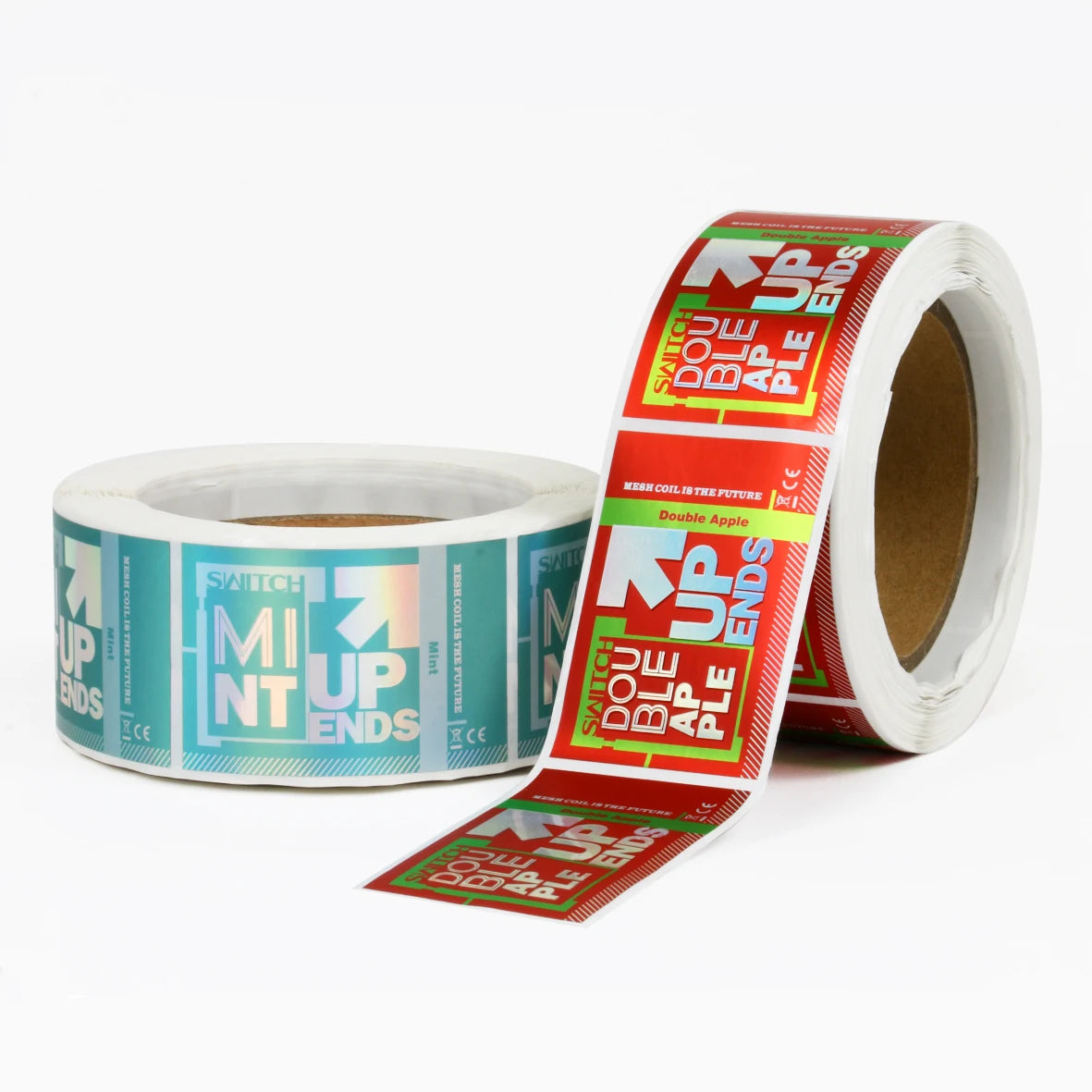 Customize Roll Hologram Waterproof Round Perfume Bottle Vinyl Label Roll Sticker