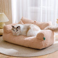 Pet Sofa Bed for Dogs Cats Autumn Winter Pet Nest Kennel Indoor Soft Sleeping Mat Dog Sofa Bed Warm Pet Cat Bed