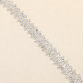 Rhinestone Metal Cup Chain Beaded Trim 10cm for Shoes & Sandals Garment Accessories