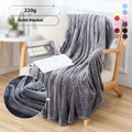 Blanket Coral Fleece Blanket Solid Color Flannel Blanket Gift Air Conditioning Blanket Bulk Purchase Support Customization