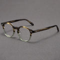 2024 Unique Custom Eyeglasses Readers Retro Eyeglasses Frames Hand Made Acetate Titanium Glasses Frames