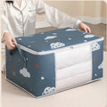50/75L Customizable Quilt Storage Bag Non-woven Clothes Quilt Organizer Bag Large Capacity Foldable Clothing Storage Box