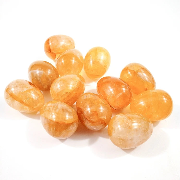 HY Wholesale Natural Citrine Stone Yoni Egg Gemstone Crystal Crafts