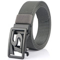 Wholesale New TUSHI Men's Western Nylon Ratchet Dress Business Belt with Automatic Zinc Alloy Buckle Outdoor Model 3.4-116