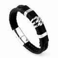Handmade Multi-strap Leather Jewelry Men's Genuine Leather Bracelet Personalized Cuff Leather Bracelet for Man