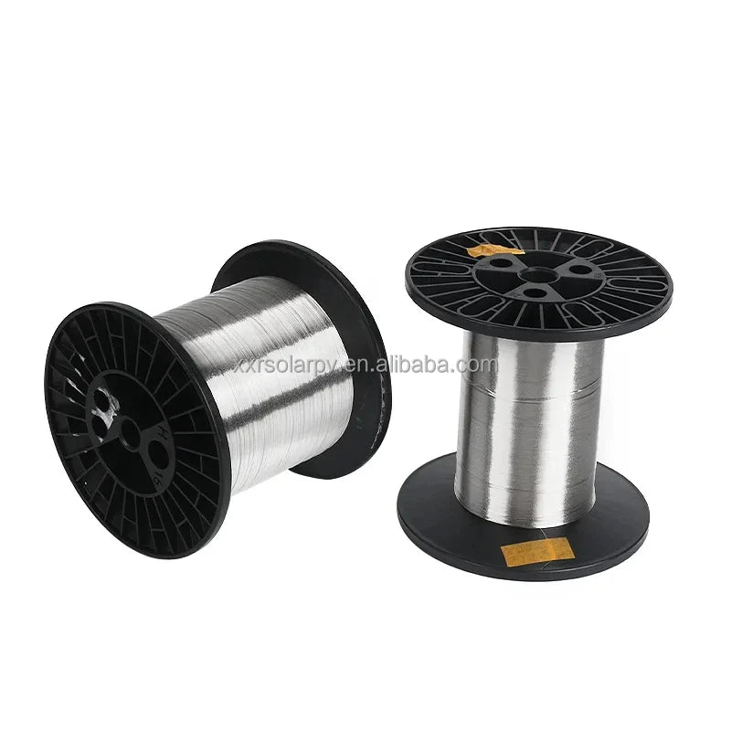 High Purity Oxygen-Free Copper 0.10*1.0mm Ribbon Wire for Solar Panel Soldering and Cell Tabbing a Solar Raw Material