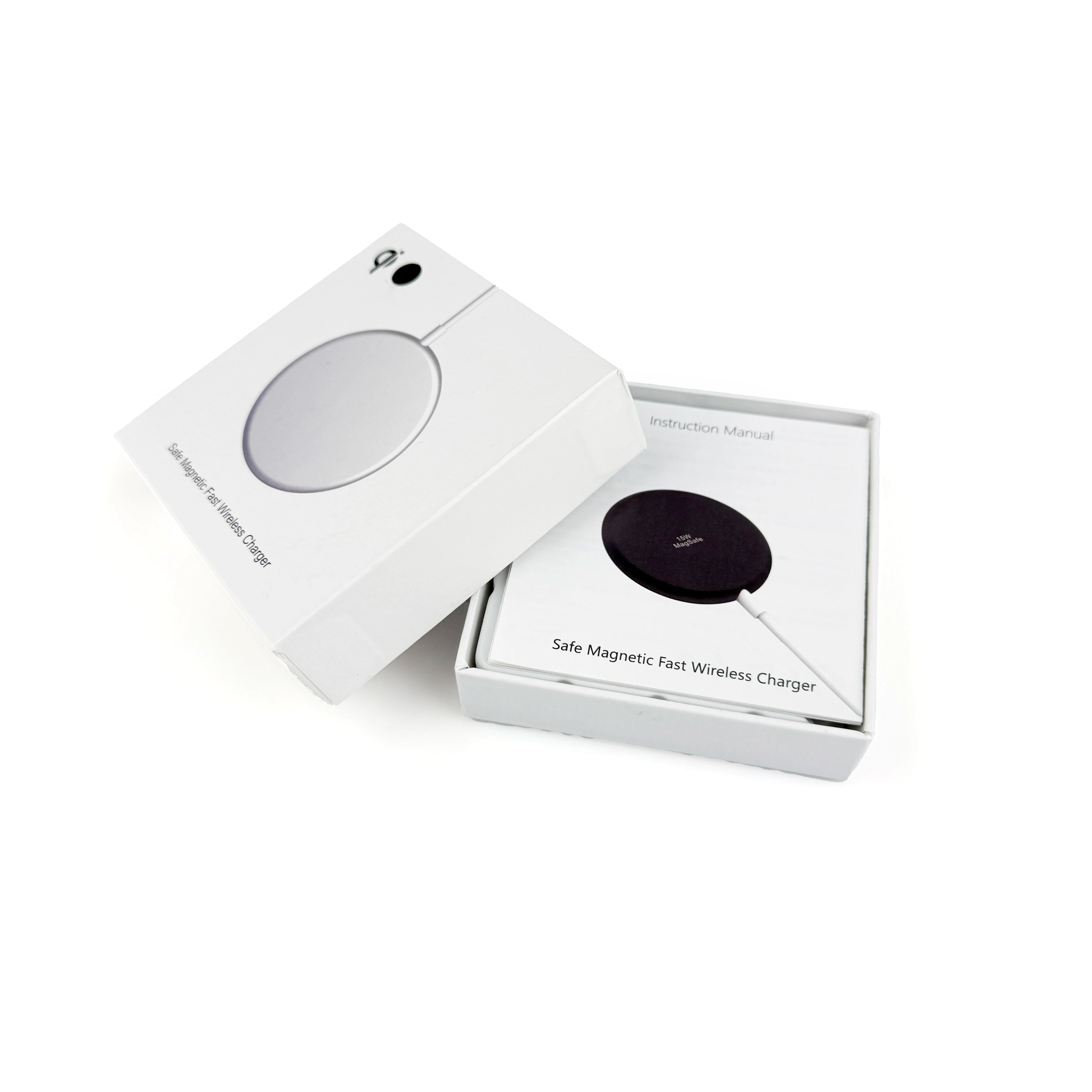Reusable OEM Retail White Paper Box Lid and Base Cardboard Box Charger Power Banks Packaging Box