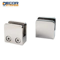 Factory Sales Promotion Glass Clamp Glass Clamp Small Square Type Flat Back Holder Glass Clip Clamp MegaBDM