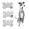 SSeeSY OEM Custom Creative Bone Identity Tag Personalized Simple Anti Loss Lettering Cat Dog Collar Pendant Pet Jewelry
