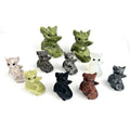 Hot Sale  Natural Crystal Meditation Stone  Mix Materials Fly Dragon for Souvenir