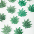 Customized Natural Handmade Crystal Craft Green Aventurine Carving Maple Leaf Design 5cm Polished Fashion Trend Healing Longfei