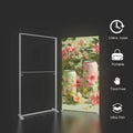 Led Light Box Stand Trade Show Display Booth Lightbox Modular Display Seg Fabric Light Boxes Modular Display