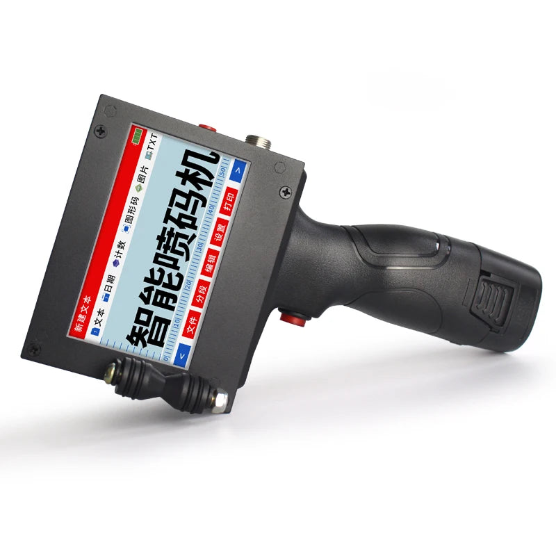 Multi Language Easy to Operate Fast Dry Ink Printing Height 2-12.7mm Handheld Inkjet Handjet Printer