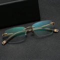 80814 Wholesale Pure Titanium Eyeglasses Rimless Optical Frame Eyewear Frame Spectacle Frameless Glasses Eye Glasses Eyewear