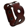 New Design Vintage Style Men's Genuine Leather Bracelet Creative Fashion Bangle Jewelry