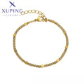 T000959316 XUPING JEWELRY 14K Gold Color Simple Cool Stainless Steel Other Fine Fashion Friendship Jewelry Women Bracelet