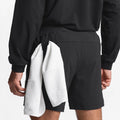 Men Summer Casual Breathable Mid Solid Color Back Pocket Design Sweat Shorts 100% Polyester Running Sports Workout Drawstring