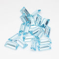HanYu High Quality Baguette Cut CZ Stone Loose Aqua Blue Color Rectangle Shape Cubic Zircon Gemstone