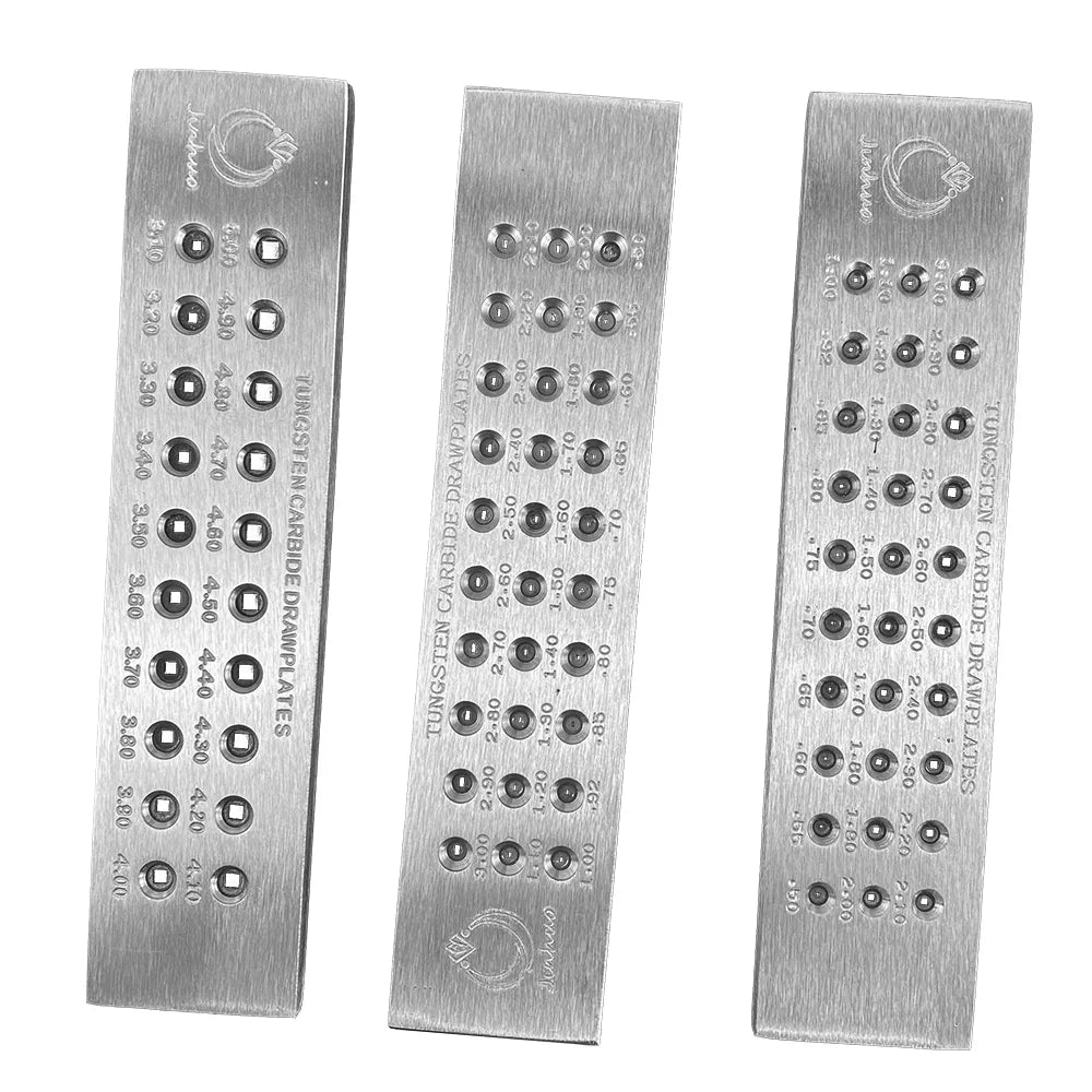 Hot-selling Jewelry Making Tools Rectangular Pull PlateTungsten Carbide Wire Pull PlateRound Pull Plate Wire Drawplates Board