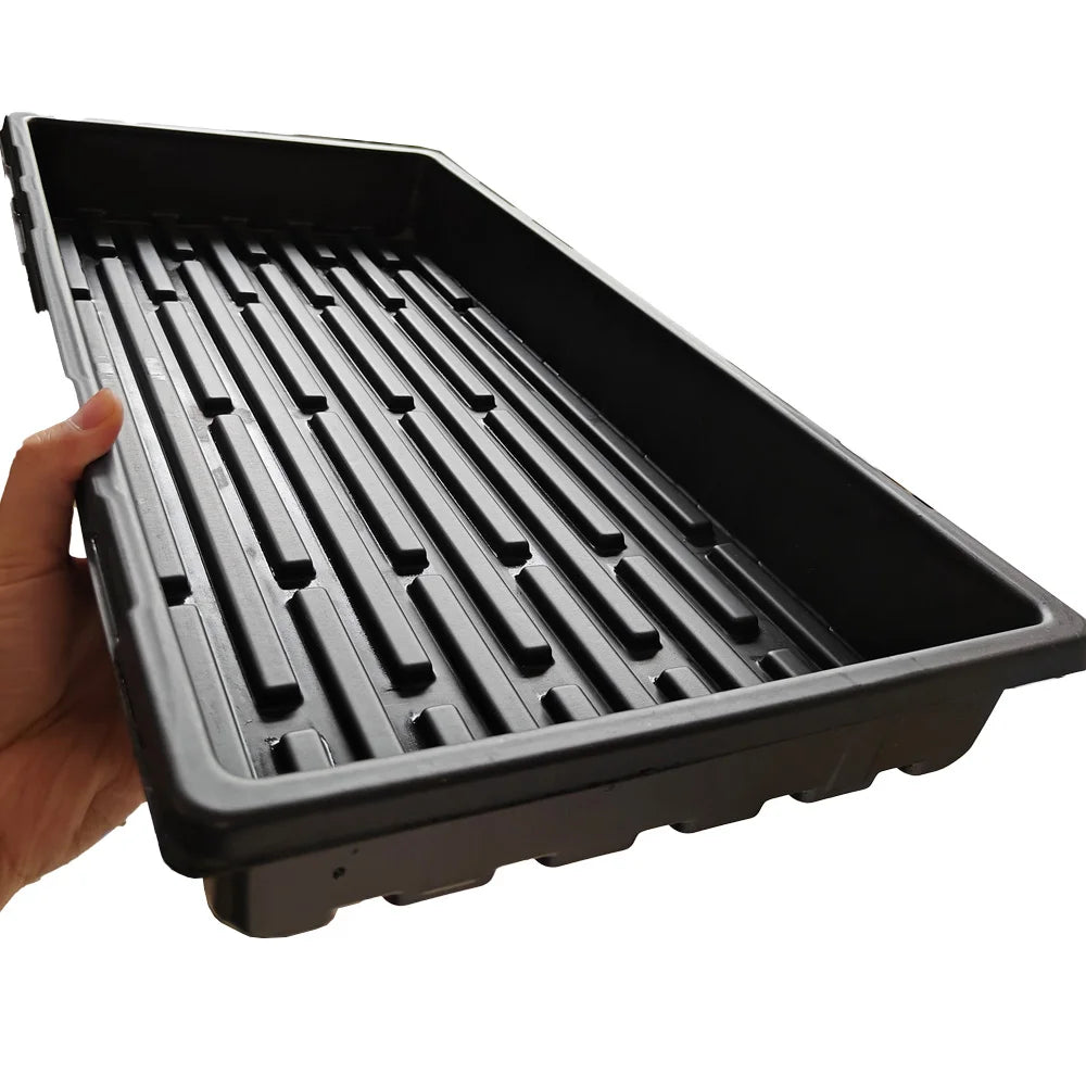 1020 Heavy Duty Plastic Wheatgrass Plant Seed Sprouting Trays Hydroponics Trays Nursery Hydroponic Fodder Tray