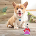 Hot-selling Metal Pet Supplies Creative Engraved Soft Enamel Pet ID Name Puppy Collar Dog Tag Anti-lost Pendant Custom Logo