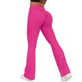 New Women Compression High Waist Lightweight Scrunched Back Outfit Dance Flare Pants Leggings