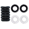 Song May Solid Color European-American Style Hair Tie for Female Fashion Telephone Scrunchies TPU Material 4cm Circumference 10