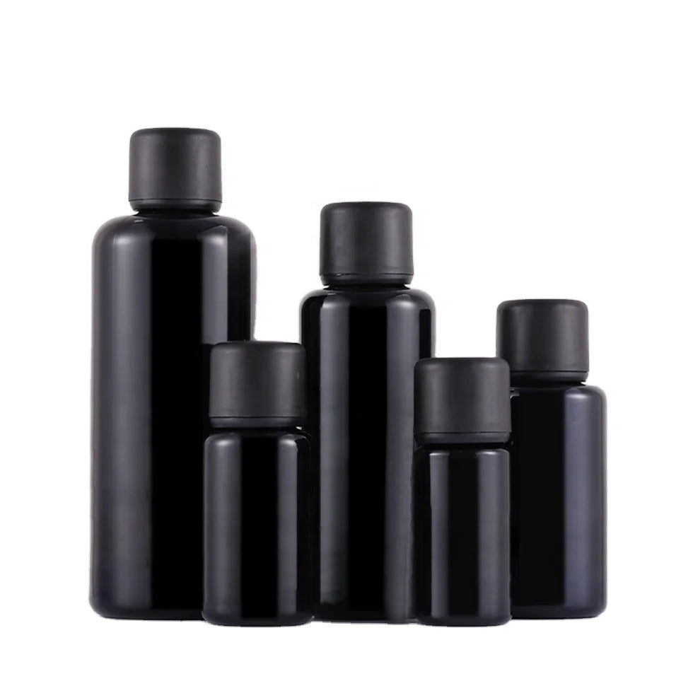 For Obrou 20ml Glass Dropper Bottle with Screw Cap Many Colors Essential Beard Oil Spray Pump Packaging Cosmetic Body Hair Oil