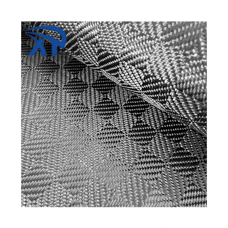 High Performance 280g Special Pattern Jacquard Carbon Fiber Fabric Plaid Jacquard Carbon Fibre Cloth