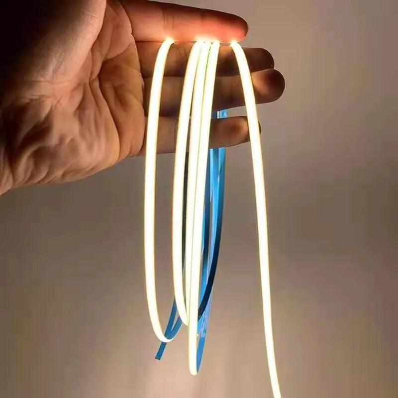 ECO High Density 381leds/m No Dot 12V 24V  Remote Control Flexible Non Waterproof Cob Led Strip Light