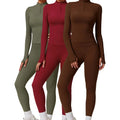 PASUXI New Arrival Ladies' Active Wear Yoga Set 2-Piece Gym Fitness Jacket with Long Sleeve Printed Leggings Women's Sportswear