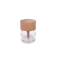 Hot Sale 50ML Glass Perfume Diffuser Bottles Glass Bottles with Wood Cap for Car Diffuser Screw Cap Sealing