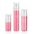 Plastic pink Airless Bottle Pump Container Airless Bottle 20ml 30ml 50ml Packaging Cylinder Frost Plastic Bottles