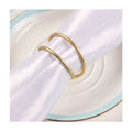 Matte Golden Cross Napkin Ring