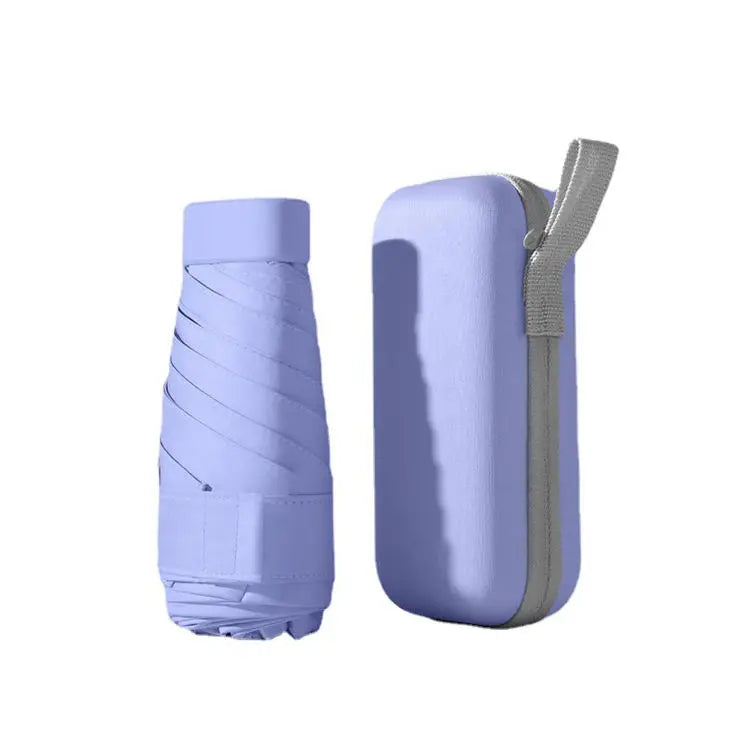 LOTUS Custom UV Production Sunscreen Lady Portable Pocket 5 Folding Umbrella With Case